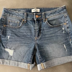 Denim shorts